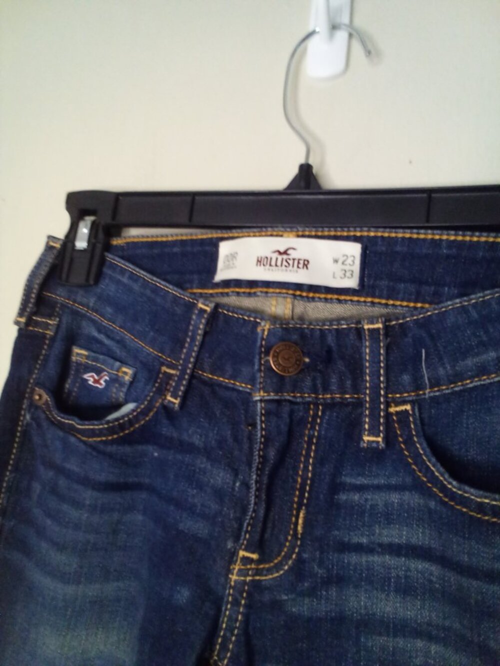 Hollister Jeans Women Juniors 00R 00 23 x 33 Blue - Picture 9 of 15